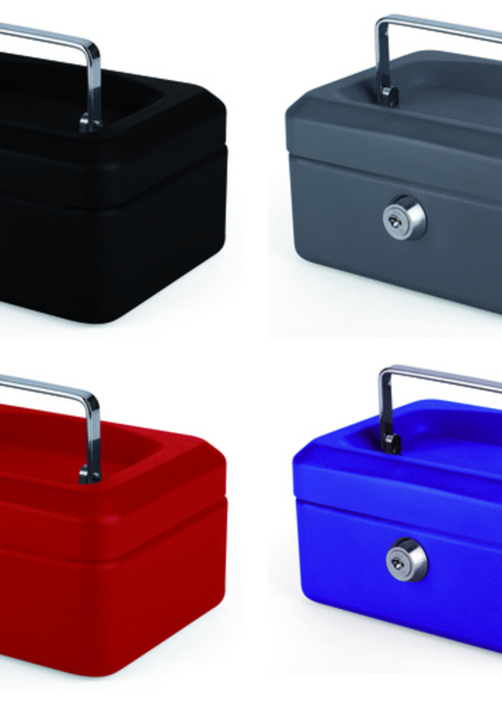 Quantore Caisse à monnaie Quantore 150x115x80mm noir