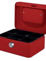 Quantore Caisse à monnaie Quantore 150x115x80mm rouge