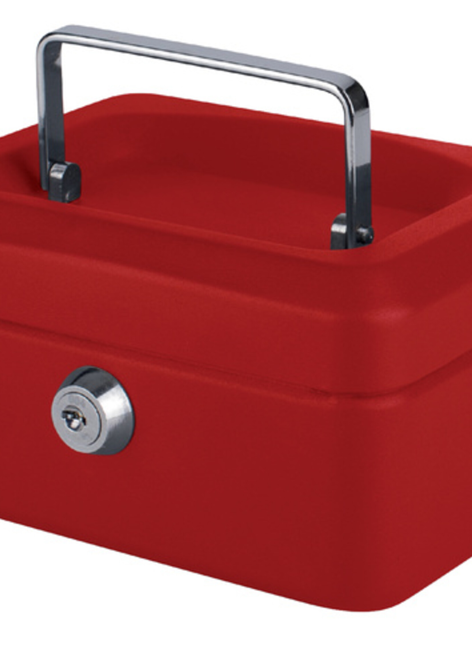 Quantore Caisse à monnaie Quantore 150x115x80mm rouge