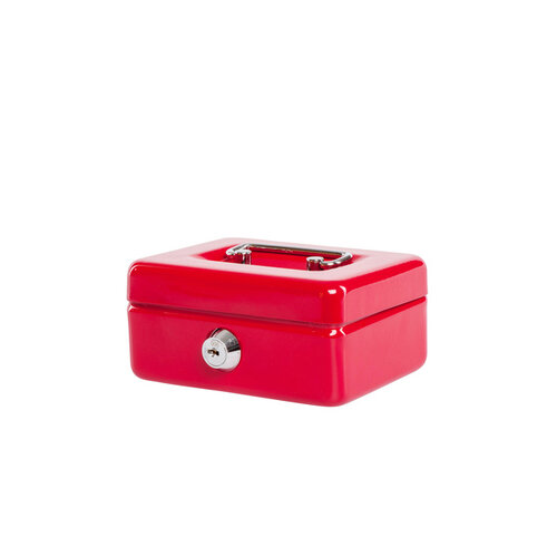 MAUL Coffret caisse MAUL avec fente tirelire 125x95x60mm rouge