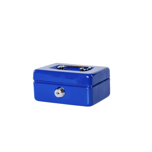 MAUL Coffret caisse MAUL avec fente tirelire 125x95x60mm bleu