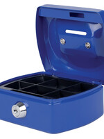 Pavo Geldkist Pavo met muntgleuf 125x95x60mm blauw