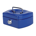 Pavo Coffret caisse Pavo avec fente tirelire 125x95x60mm bleu