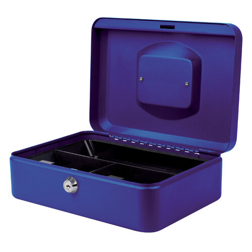 Pavo Geldkist Pavo 250x180x90mm blauw