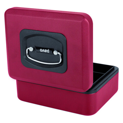 Pavo Coffret caisse Pavo Deluxe 200x160x90mm rouge