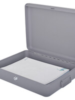 Pavo Caisse à documents Pavo 370x280x90mm gris foncé