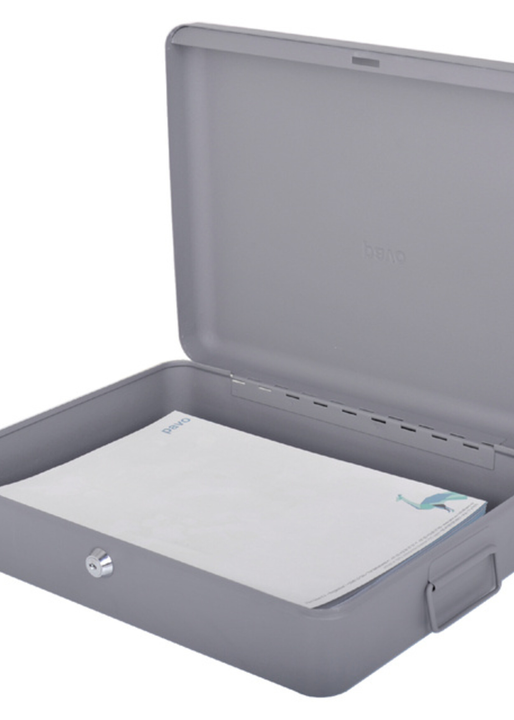 Pavo Documentenkist Pavo 370x280x90mm donkergrijs