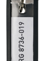 Durable Sleutellabel Durable 1957 met ring zwart