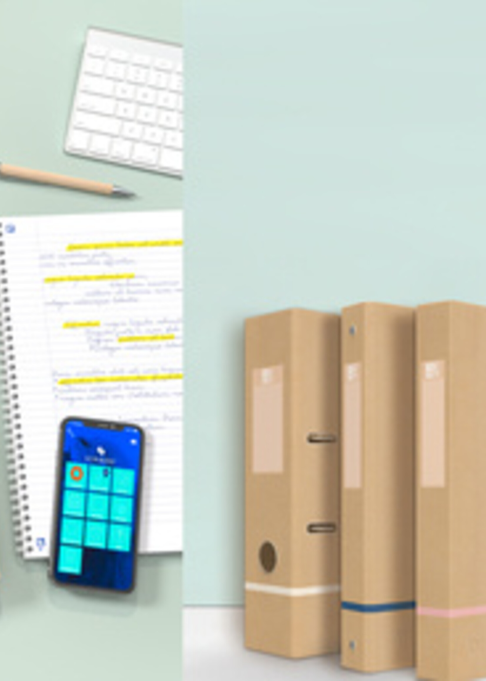 Oxford Ringband Oxford Touareg A4 2-rings D-mech 20mm naturel