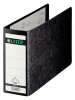 Leitz Classeur Leitz 1075 A5 horizontal 77mm carton noir marbré