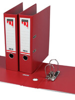 Quantore Classeur à levier Quantore A4 80mm PP rouge foncé