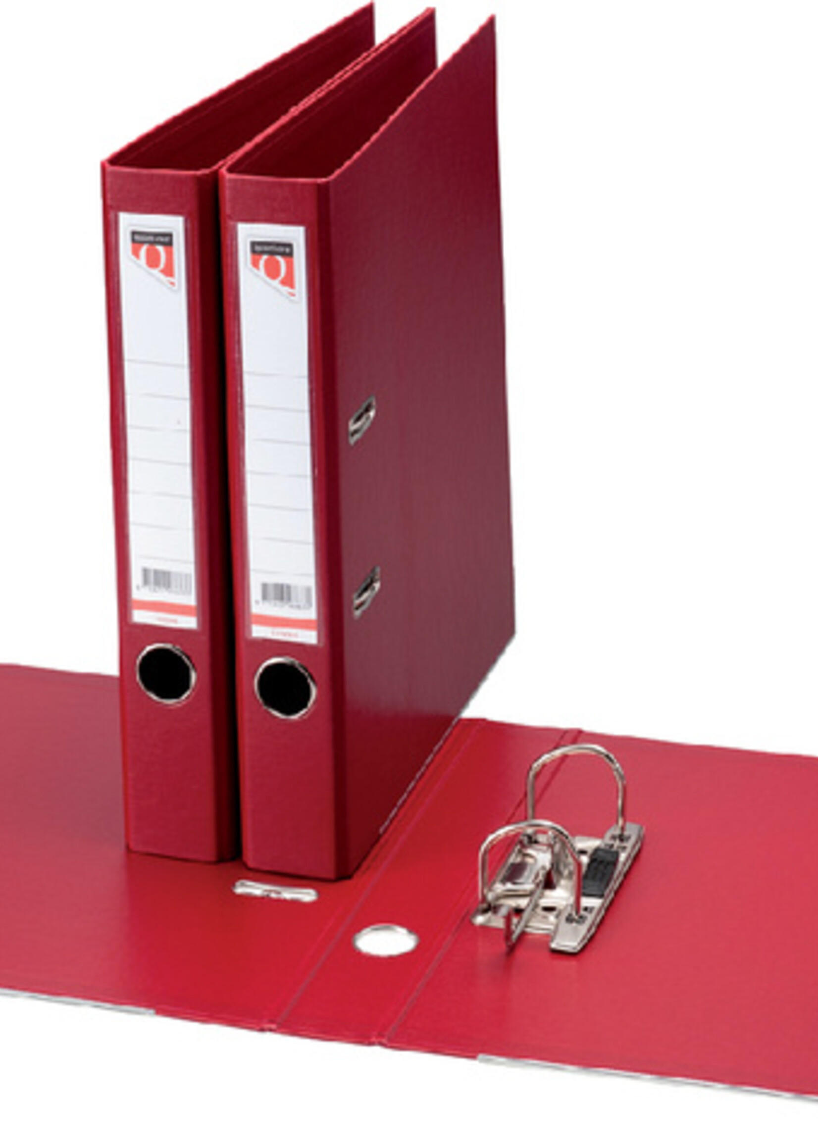 Quantore Classeur à levier Quantore A4 50mm PP rouge foncé