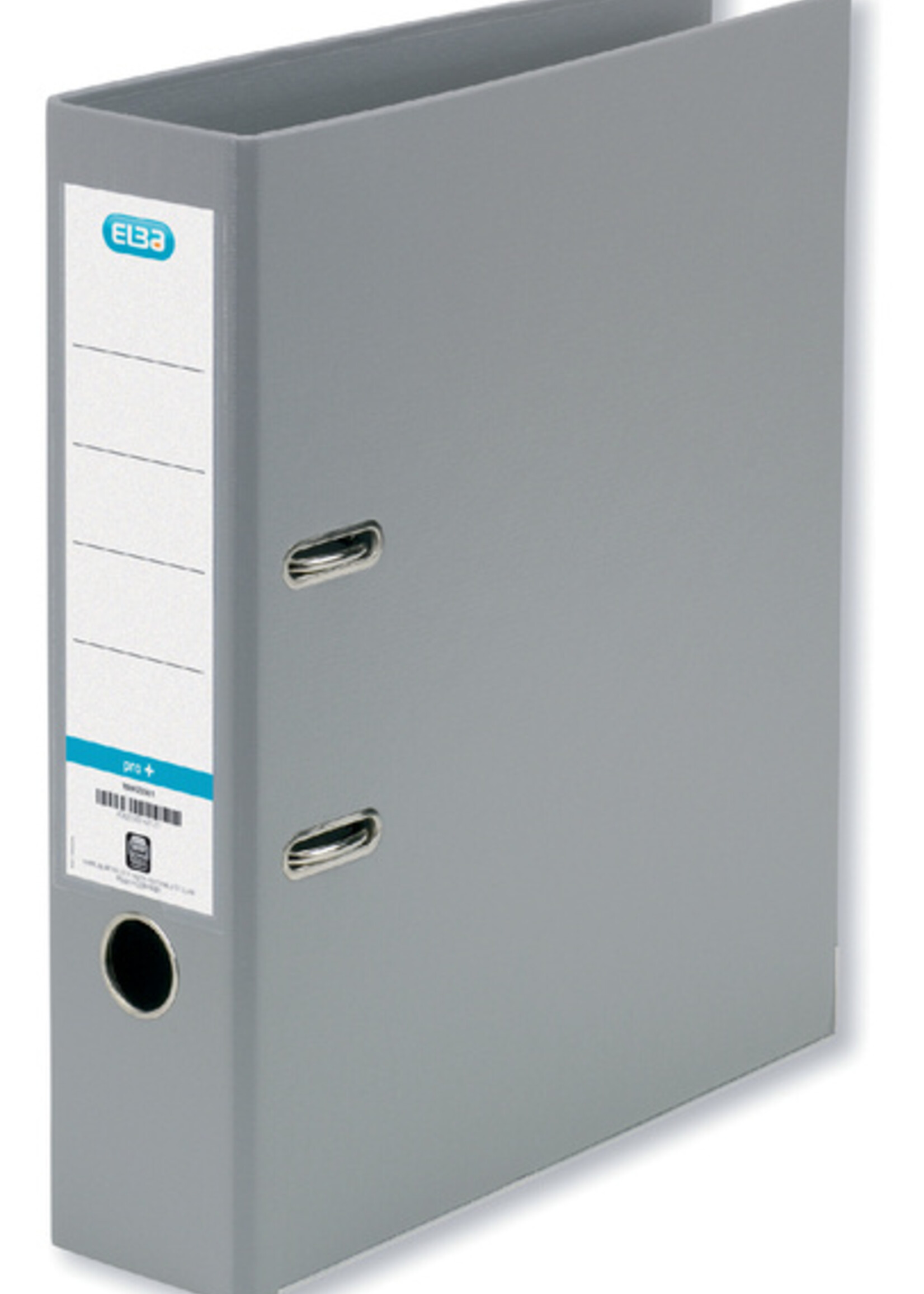 Elba Classeur à levier Elba Smart A4 80mm PP gris