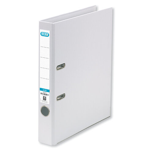 Elba Classeur à levier Elba Smart A4 50mm PP blanc