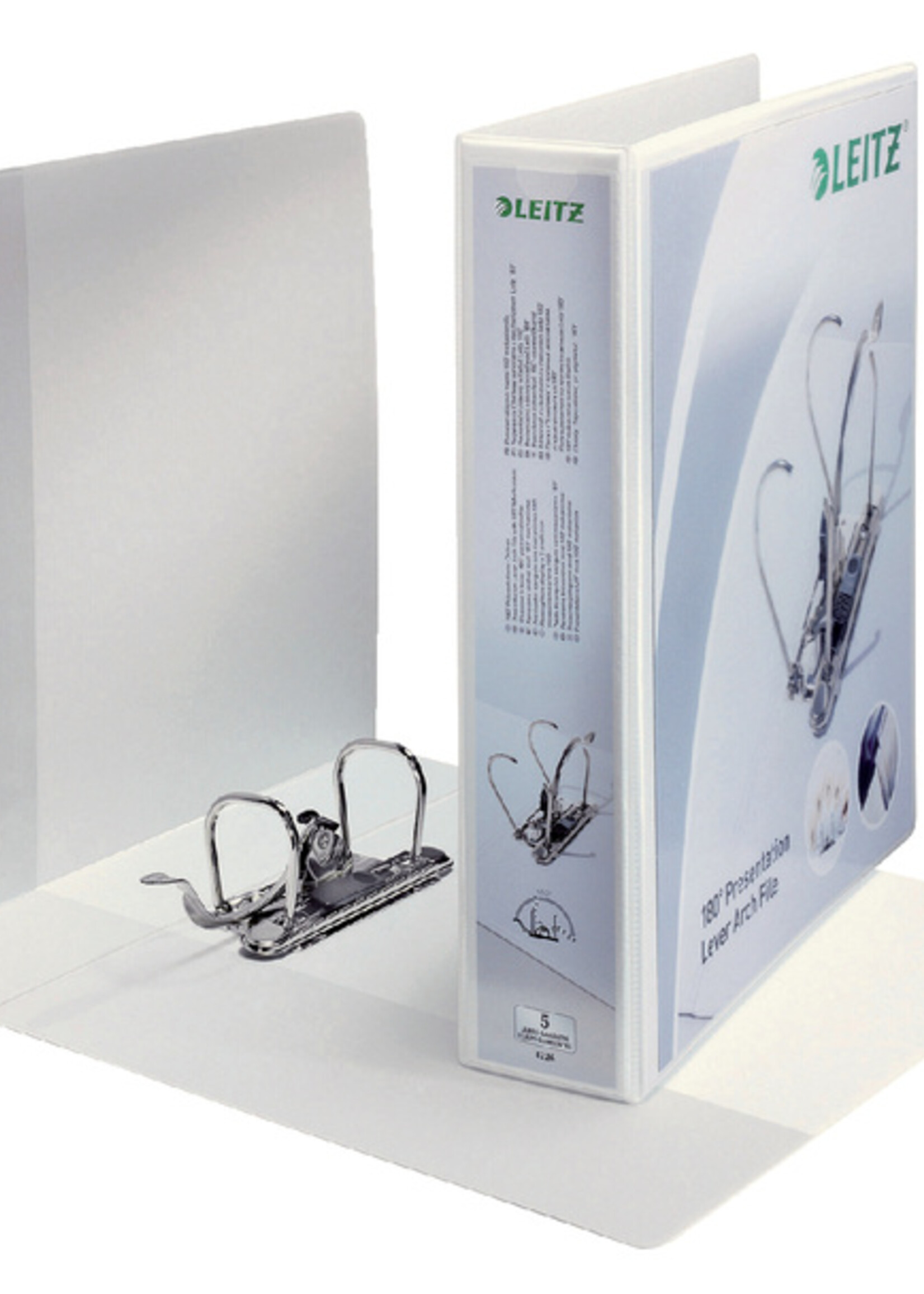 Leitz Ordner Leitz 4226 panorama 180° 50mm PP A4 maxi 3tas wit