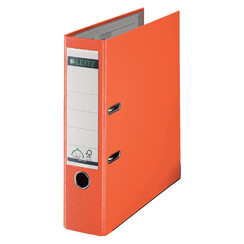 Classeur à levier Leitz 1010 A4 80mm PP orange