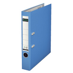 Classeur à levier Leitz 1015 A4 50mm PP bleu clair