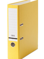 Qbasic Ordner Qbasic A4 80mm karton geel