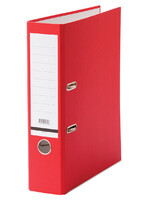 Qbasic Classeur à levier Qbasic A4 80mm carton rouge