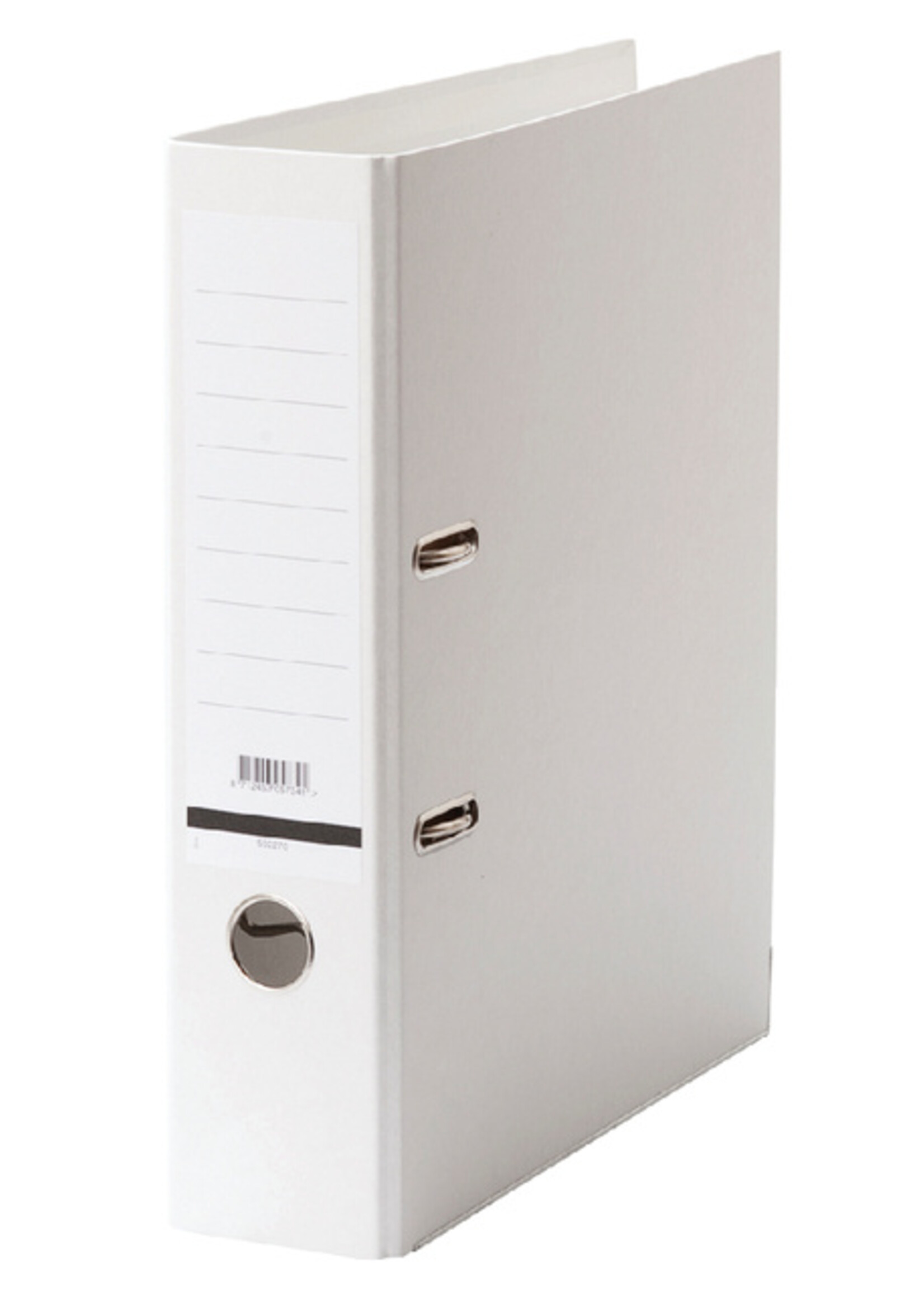 Qbasic Classeur à levier Qbasic A4 80mm carton blanc