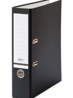 Qbasic Classeur à levier Qbasic A4 80mm carton noir