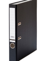 Qbasic Classeur à levier Qbasic A4 50mm carton noir