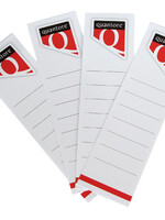 Quantore Étiquette dorsale Quantore 58x190mm adhésive large blanc