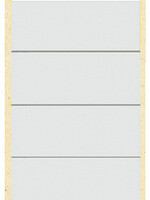 Leitz Etiquette dorsale Leitz 62x285mm adhésive large/longue blanc