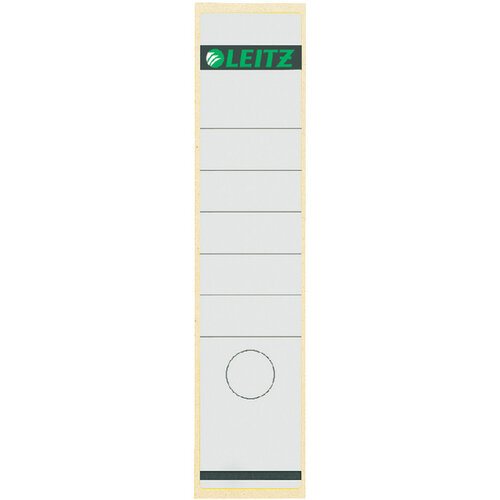 Leitz Rugetiket Leitz breed/lang 62x285mm zelfklevend wit