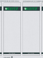 Leitz Rugetiket Leitz breed/kort 62x192mm zelfklevend wit