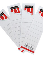 Quantore Étiquette dorsale Quantore Smal à insérer 30x190mm blanc