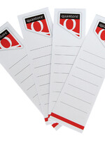 Quantore Étiquette dorsale Quantore Large 53x188mm à insérer blanc