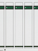 Leitz Étiquette dorsale Leitz 31x190mm à insérer étroite blanc