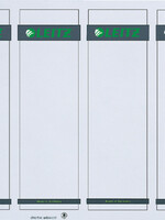 Leitz Étiquette dorsale Leitz 56x190mm à insérer large blanc