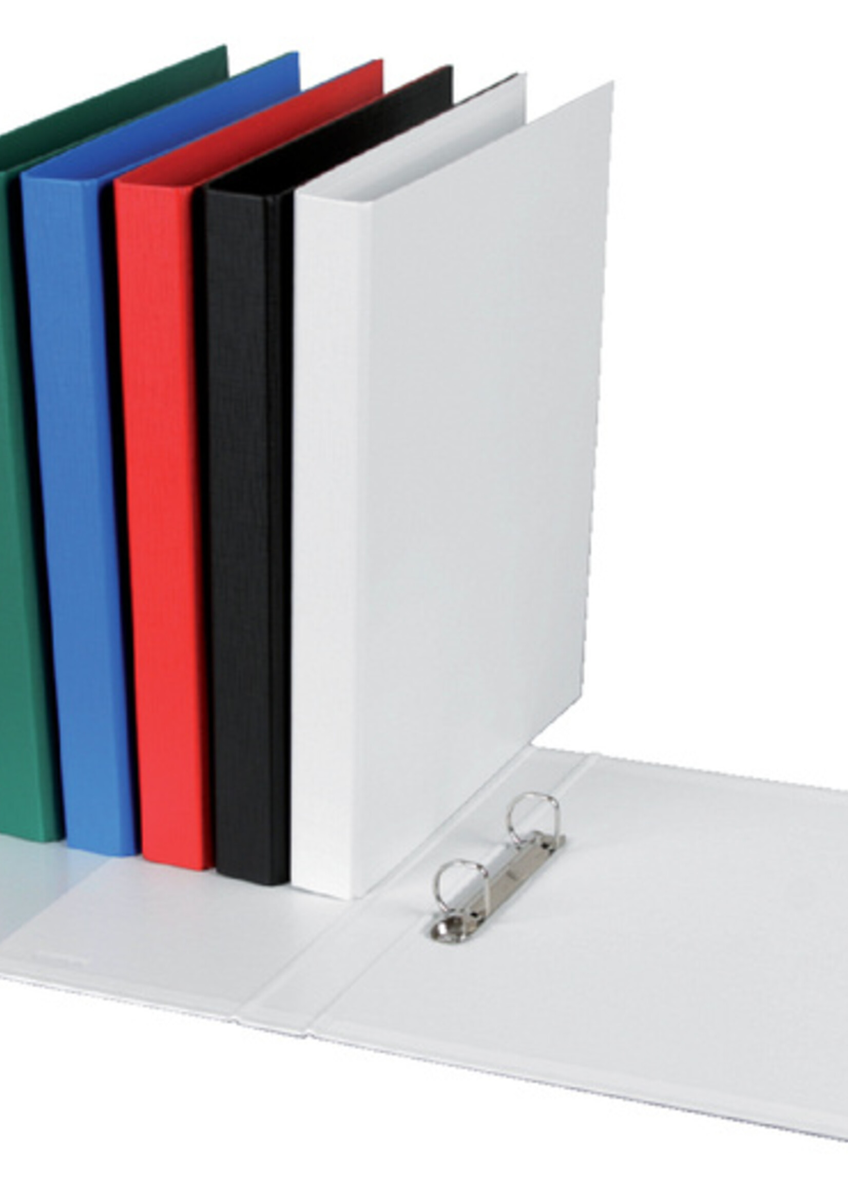 Quantore Ringband Quantore A4 2-rings D-mech 20mm PP wit