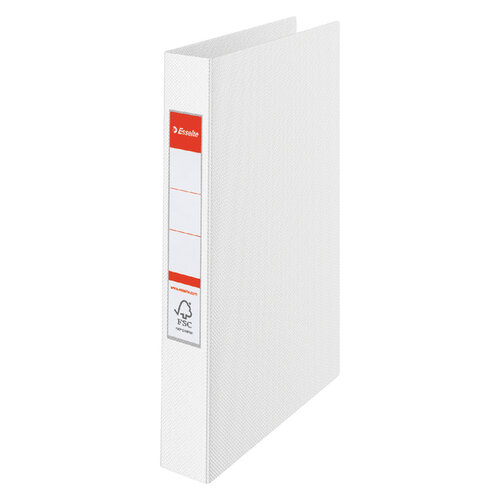 Esselte Classeur à 2 anneaux Esselte Vivida A4-25mm PP blanc