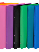 Exacompta Ringband Exacompta A4 2-rings O-mech 15mm PP assorti