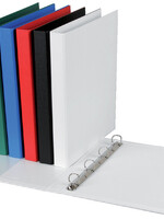 Quantore Classeur à 4 anneaux Quantore A4-20mm PP D-méc. blanc