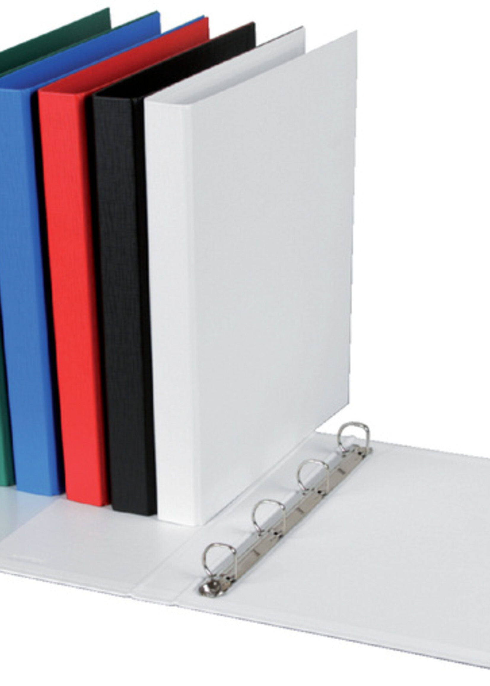 Quantore Classeur à 4 anneaux Quantore A4-20mm PP D-méc. blanc