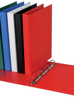 Quantore Classeur à 4 anneaux Quantore A4-20mm PP D-méc. rouge