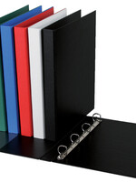Quantore Ringband Quantore A4 4-rings D-mech 20mm PP assorti