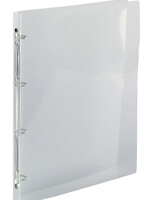 Exacompta Classeur à 4 anneaux Exacompta Crystal A4 15mm PP cristal