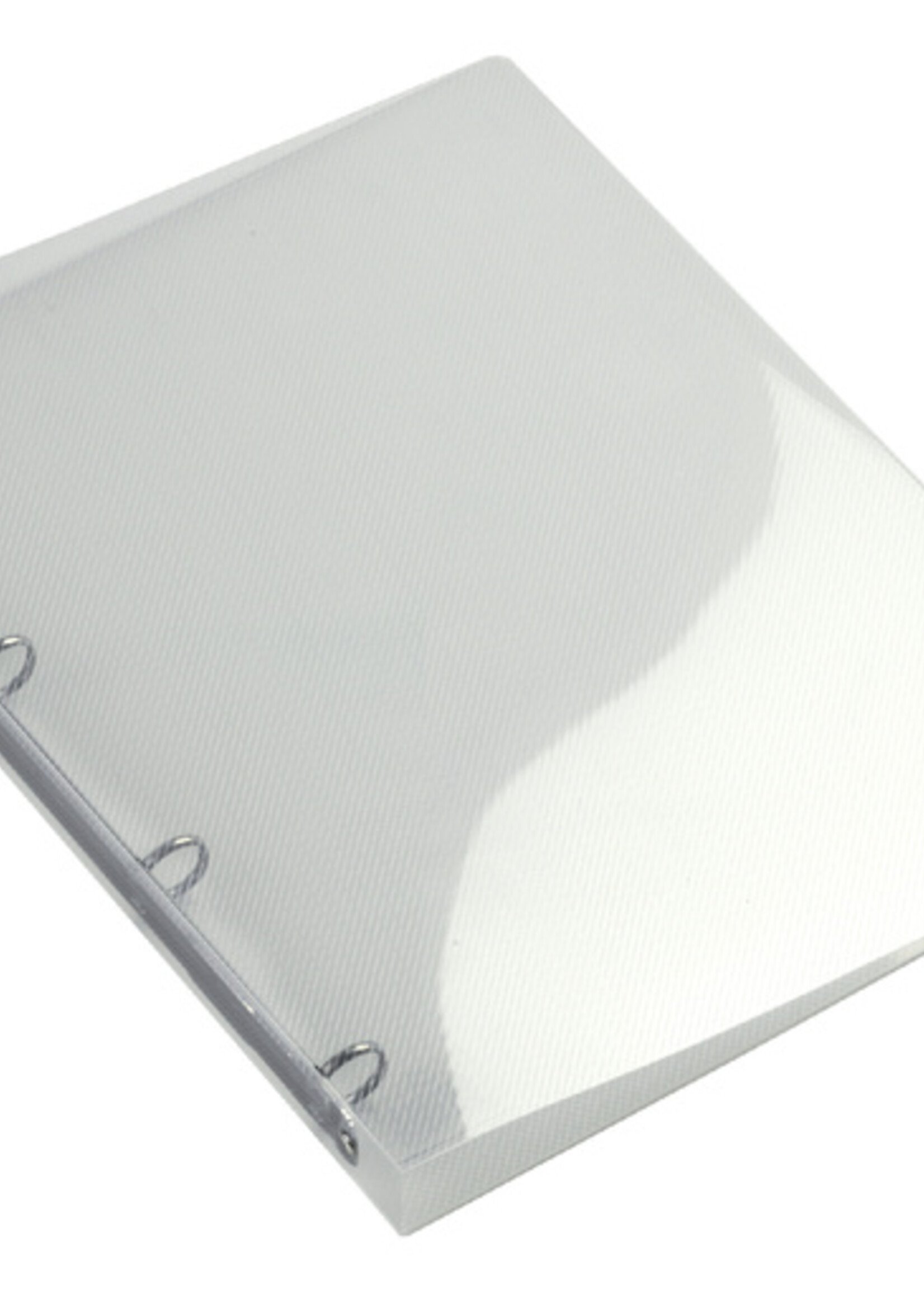 HF2 Ringband HF2 4-rings A4-16mm transparant wit