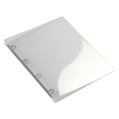 Classeur à 4 anneaux HF2 A4-16mm transparent blanc