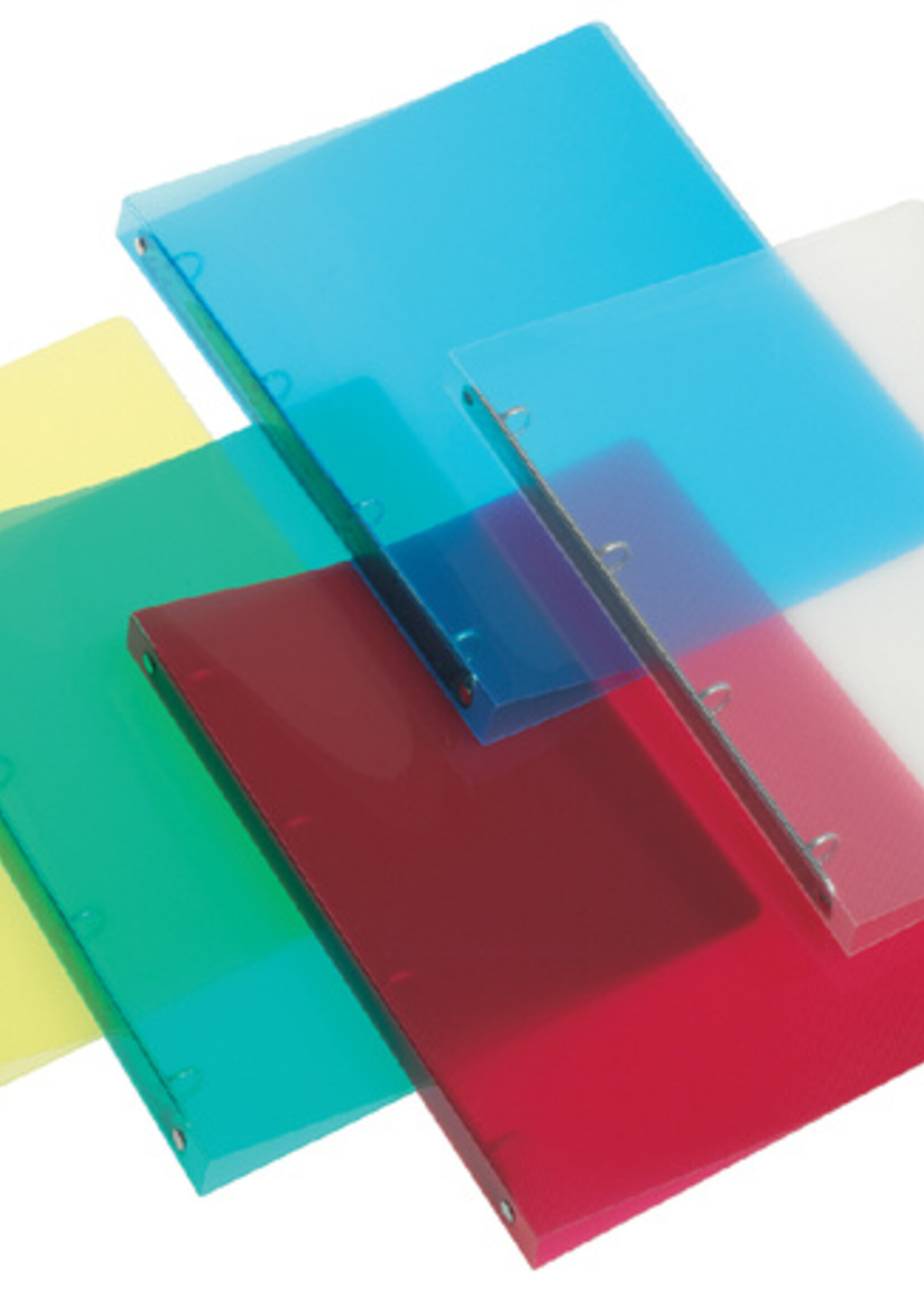 HF2 Ringband HF2 4-rings A4-16mm transparant wit