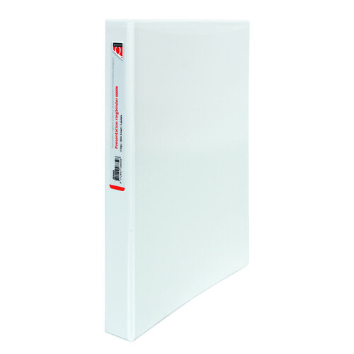 Quantore Classeur de présentation Quantore A4 4 anneaux mécanisme D 15mm blanc