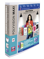 Oxford Presentatieringband Oxford Polyvision Maxi A4 XL 4-rings D-mech 30mm transparant