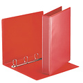 Esselte Presentatieringband Esselte A4 4-rings D-mech 20mm rood