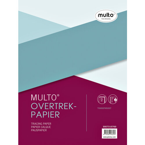 Multo Interieur Multo overtrekpapier A4 23-rings 50vel