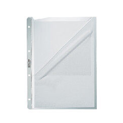 Pochette Leitz Premium Cory safe avec découpe A4 PP 0.13mm transparent